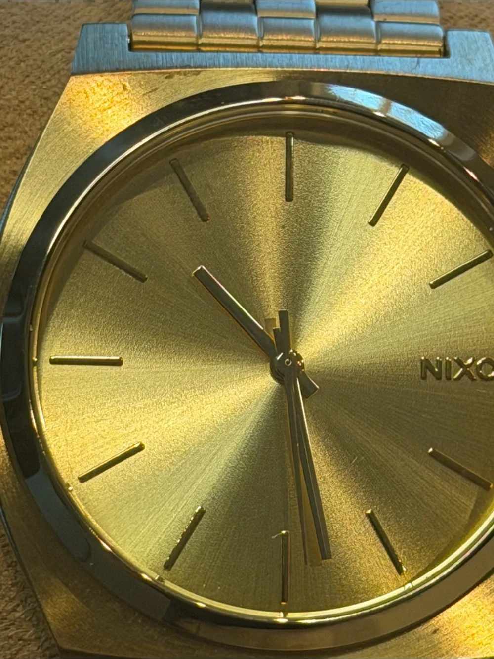 Nixon Gold-Tone Men's Bracelet Watch